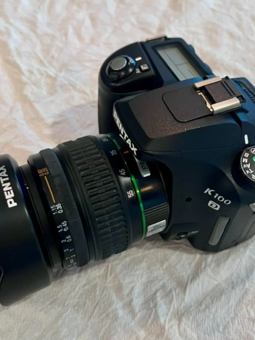Pentax K100D Digital Camera SR & SMC Pentax-DA 18-55mm F3.5-5.6 Zoom Lens